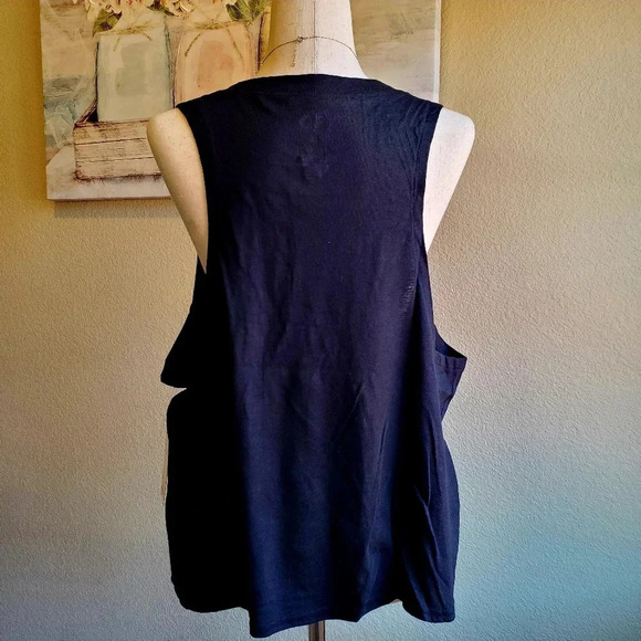 SO | Junior's Muscle Tank in Black Luxe sz 2X - Picture 3 of 7